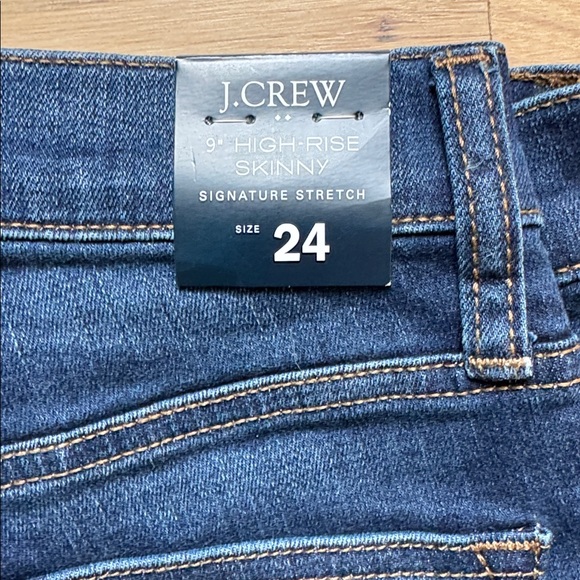 Women’s J. Crew Factory 9” High-Rise Signature Stretch Skinny Jeans - Size 24 - Picture 2 of 5